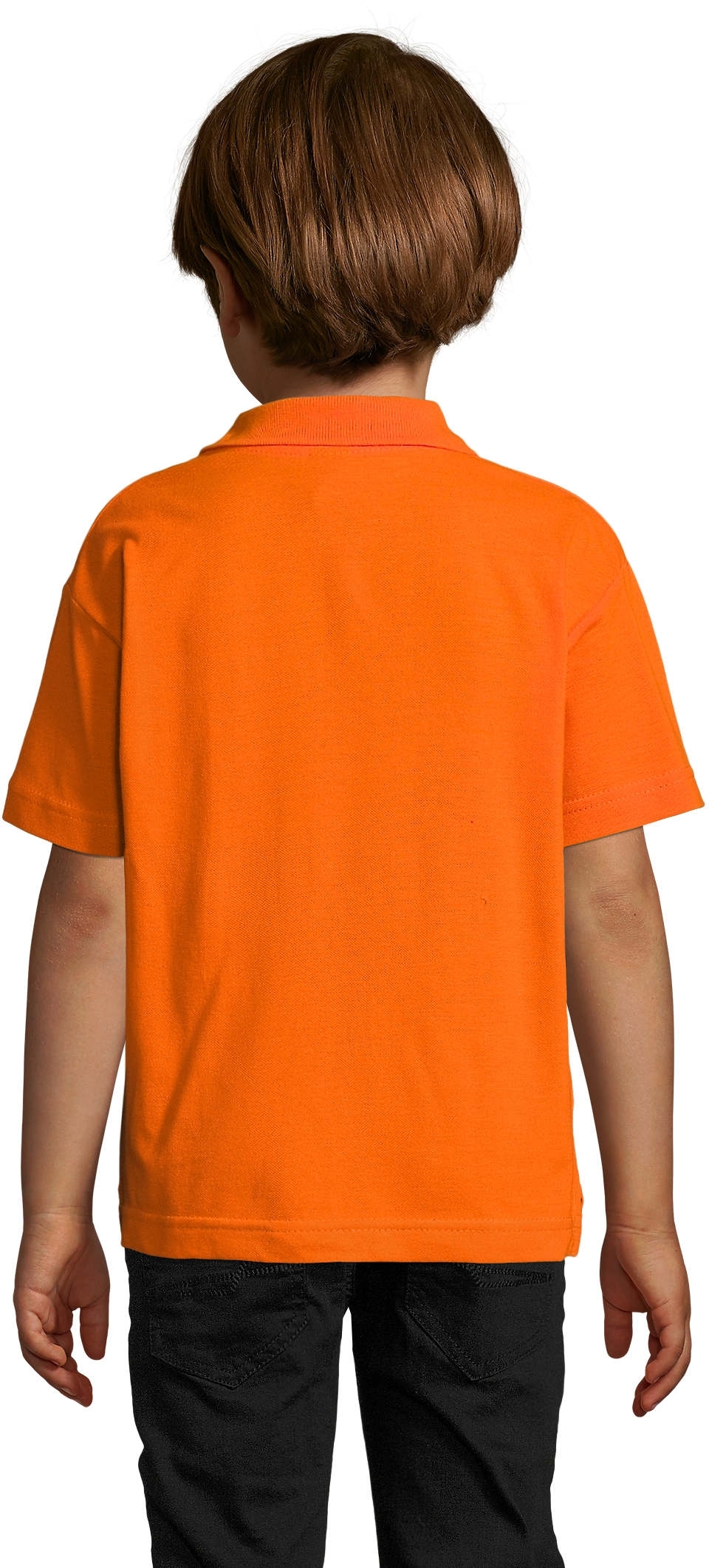 Поло хлопковое детское Sol’s Summer II Kids 1134440012A 12-14р оранжевое фото 2
