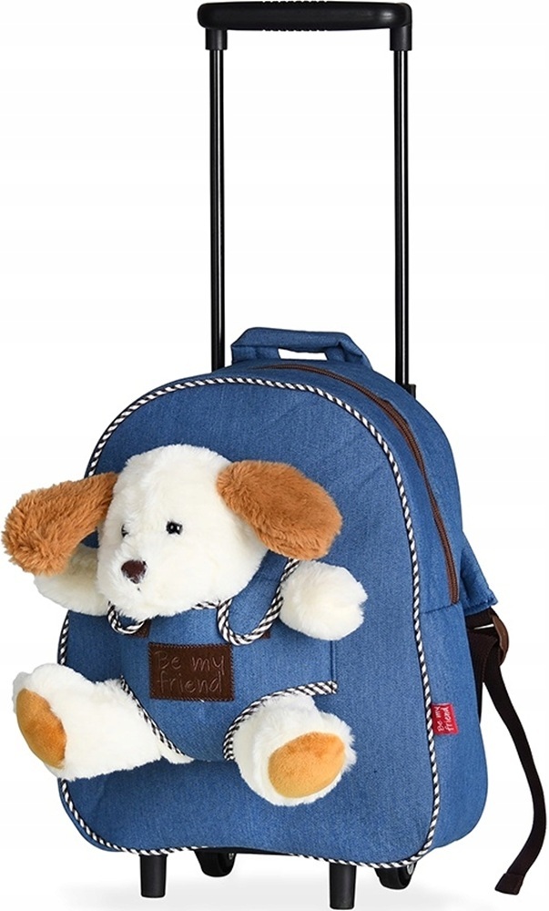 Рюкзак на колесах дитячий Perletti Perletti Toys Duff Dog P13034 джинсовийфото5
