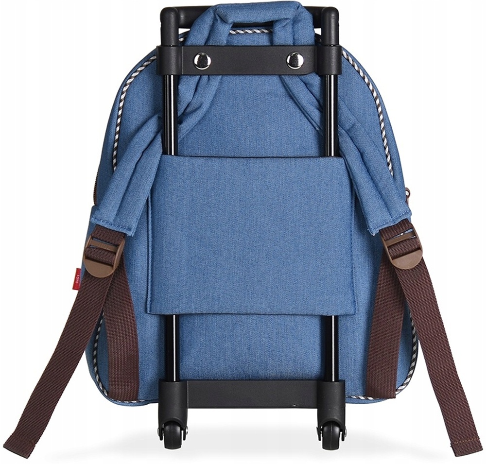 Рюкзак на колесах дитячий Perletti Perletti Toys Duff Dog P13034 джинсовийфото3