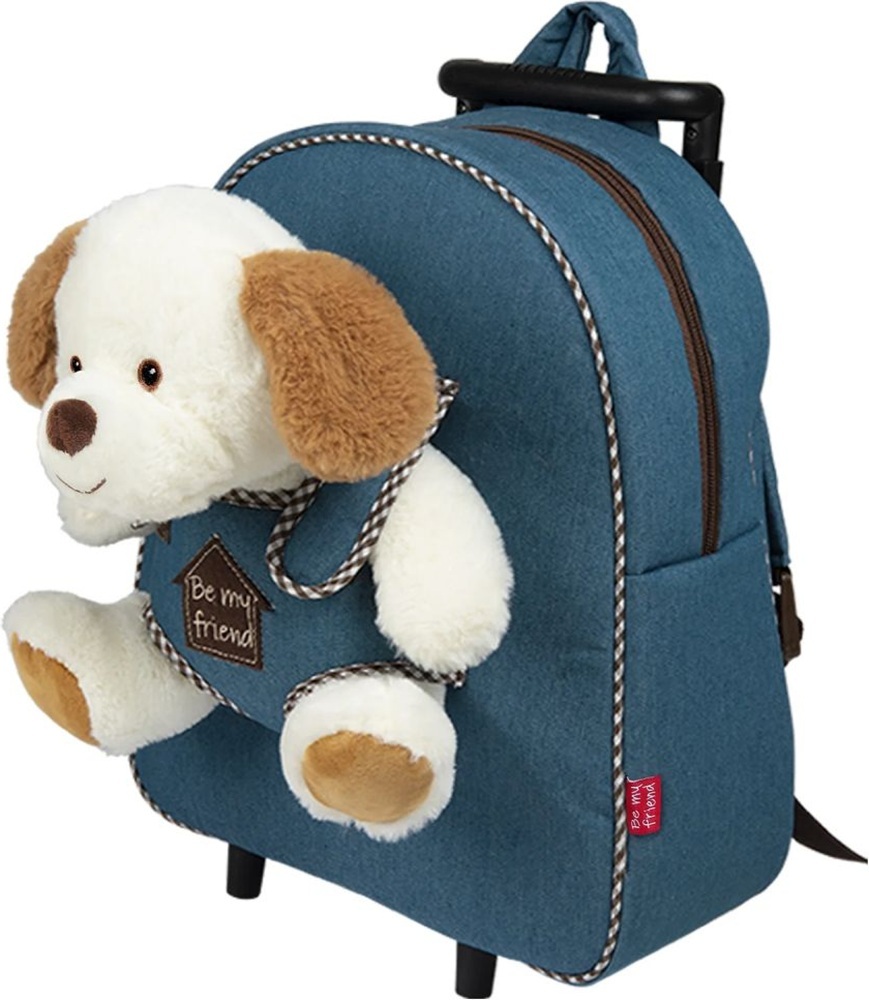 Рюкзак на колесах дитячий Perletti Perletti Toys Duff Dog P13034 джинсовийфото2
