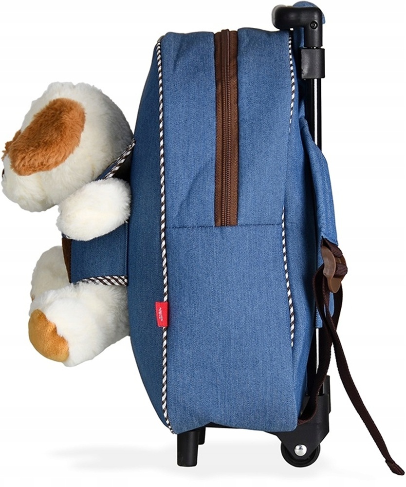 Рюкзак на колесах дитячий Perletti Perletti Toys Duff Dog P13034 джинсовийфото4