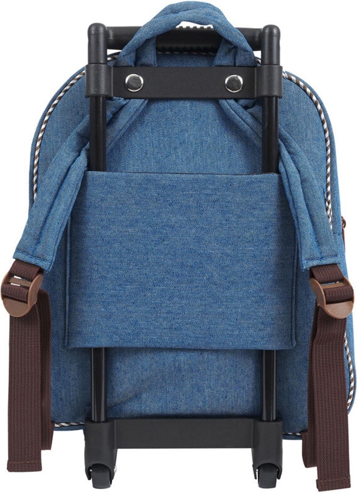 Рюкзак на колесах дитячий Perletti Perletti Toys Holly Hipp P13074 джинсовийфото