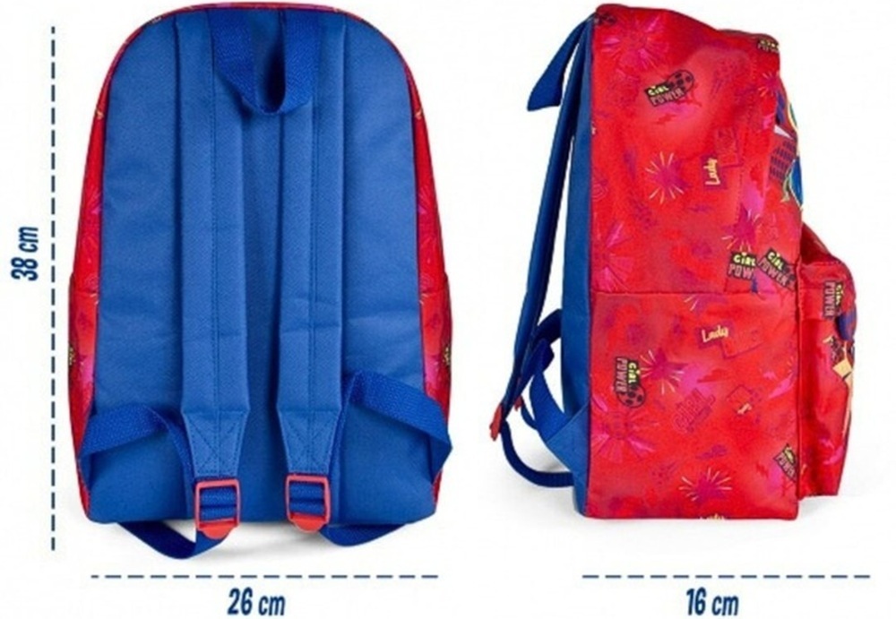 Рюкзак дитячий Perletti Perletti Kids Miraculous Ladybug P13117 червонийфото3