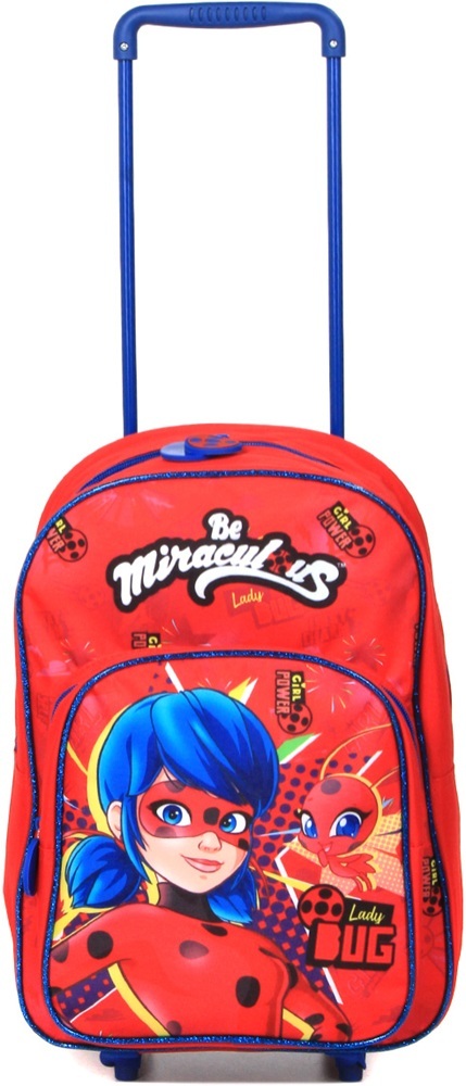 Рюкзак на колесах дитячий Perletti Perletti Kids Miraculous Ladybug P13119 червонийфото