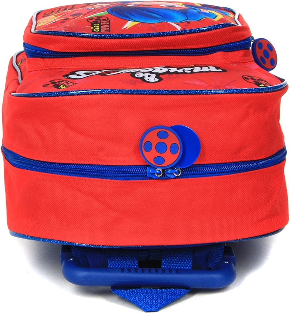 Рюкзак на колесах дитячий Perletti Perletti Kids Miraculous Ladybug P13119 червонийфото