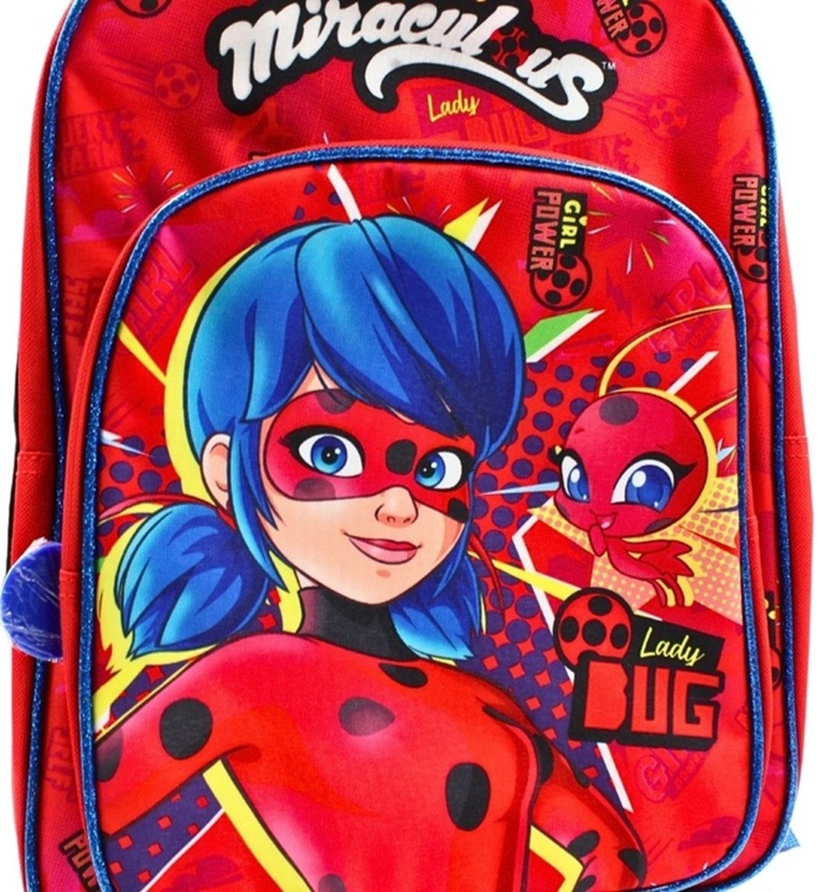 Рюкзак на колесах дитячий Perletti Perletti Kids Miraculous Ladybug P13119 червонийфото