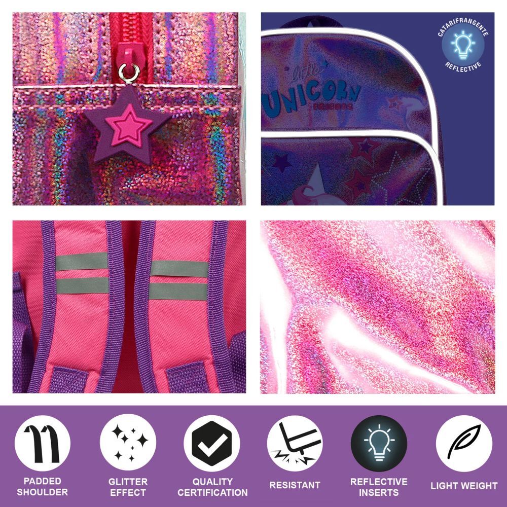 Рюкзак детский Perletti Perletti Kids Unicorn P14122 розовый фото 