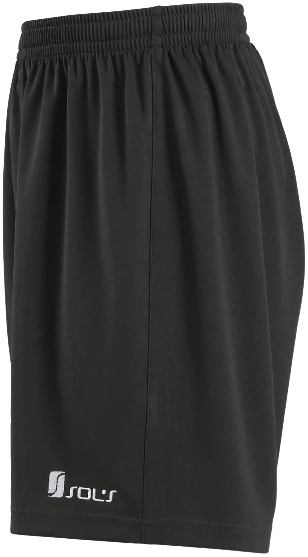 Спортивные шорты футбольные детские Sol’s San Siro Kids 9010131208A 8-9р черные фото 