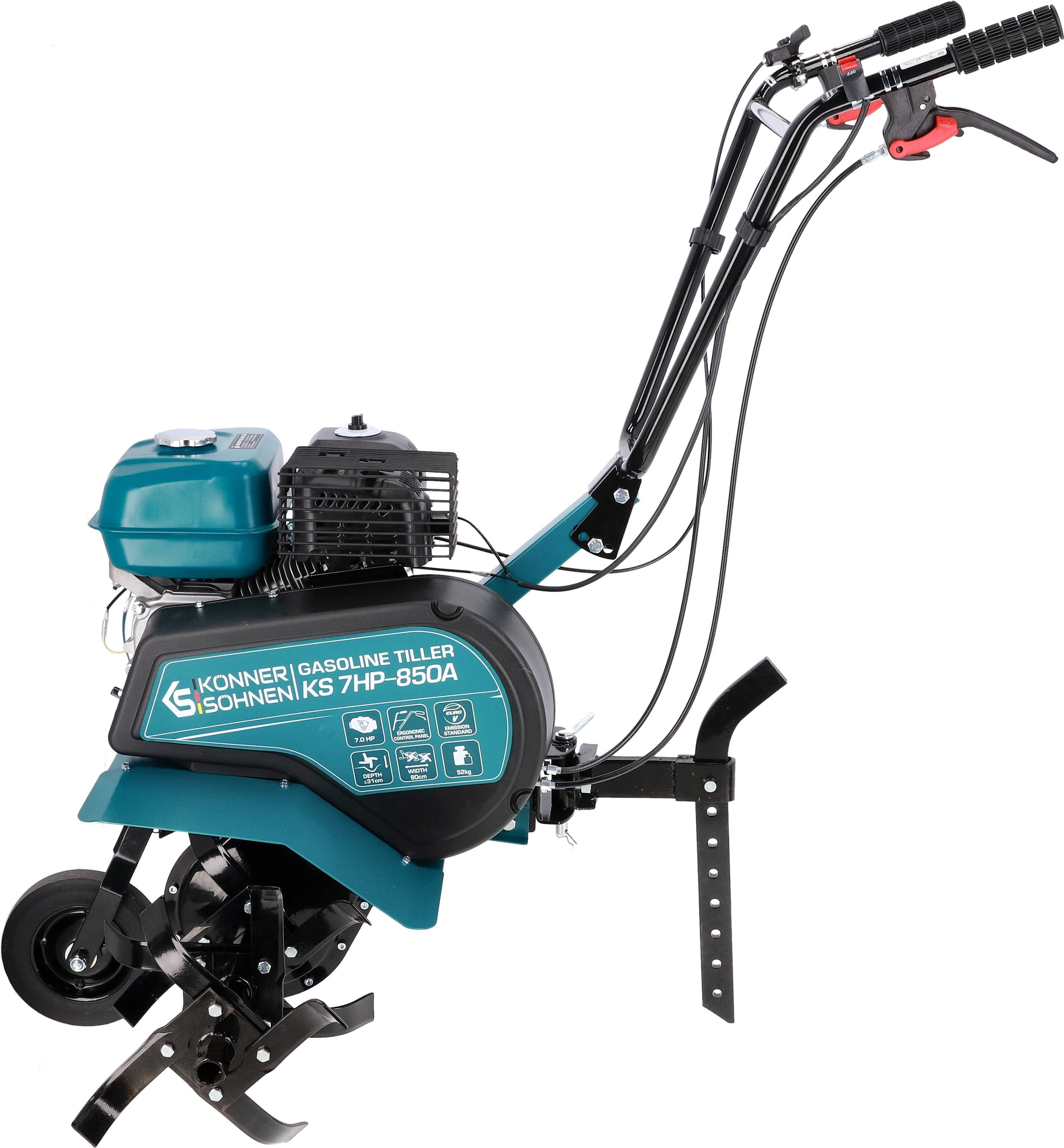 Культиватор бензиновый Konner&Sohnen KS 7HP-850A 7.0л.с (KS7HP-850A) фото 2