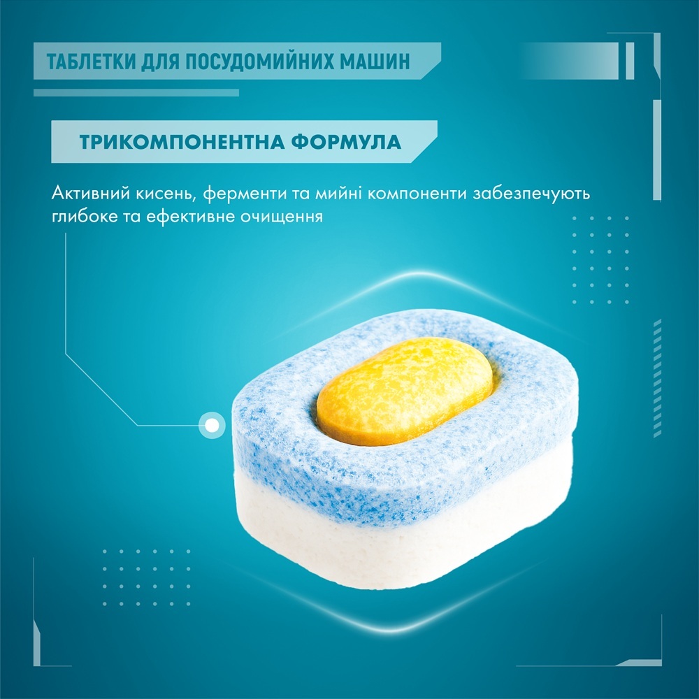 Таблетки для посудомийних машин Maxi Power Nanomatic 36 штфото
