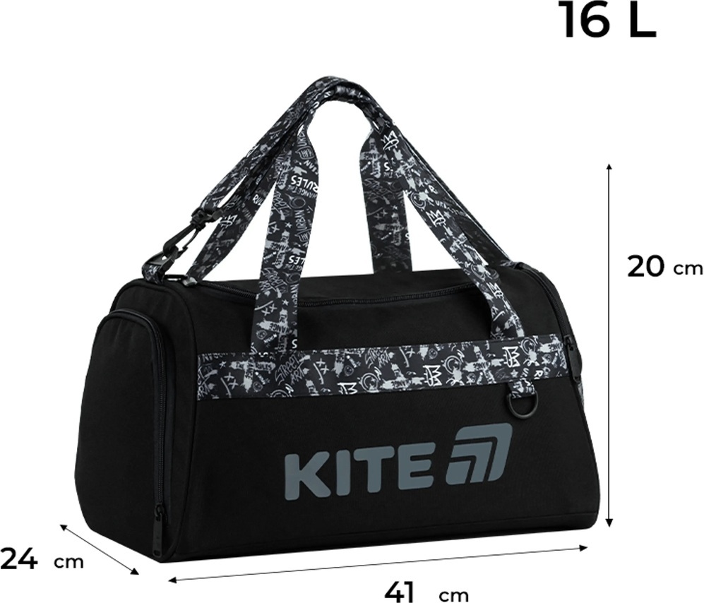 Сумка спортивная Kite Education No Rules K26-2505-2 фото 7