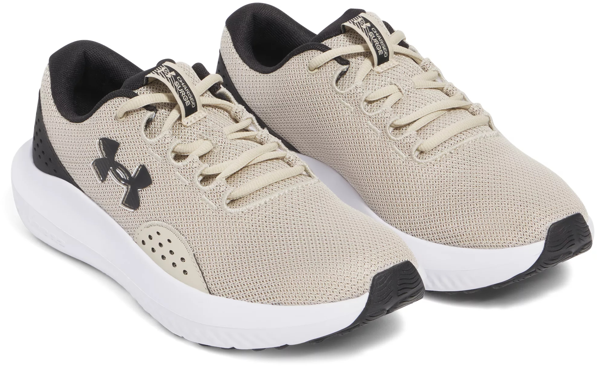 Кроссовки для бега Under Armour Surge Run 4 3027000-289 42 (8.5 US) бежевые фото 3