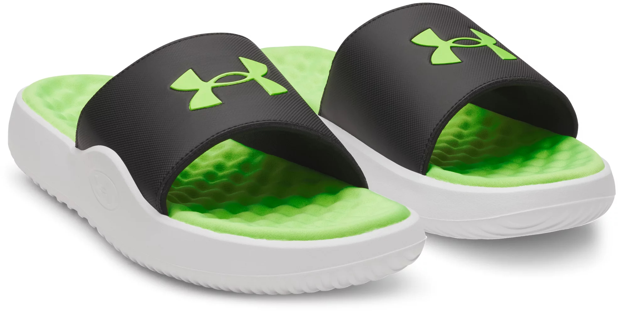 Шльопанцы Under Armour Ignite Pro 8 Fixed Strap 6010383-003 42.5 (9 US) черные фото 4