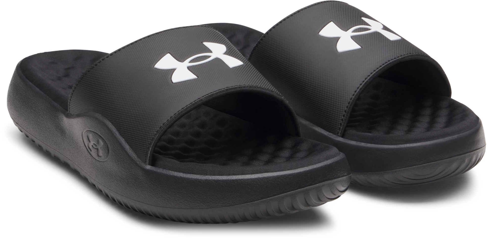 Шльопанці Under Armour Ignite Pro 8 Fixed Strap 6010383-004 41 (8 US) чорніфото