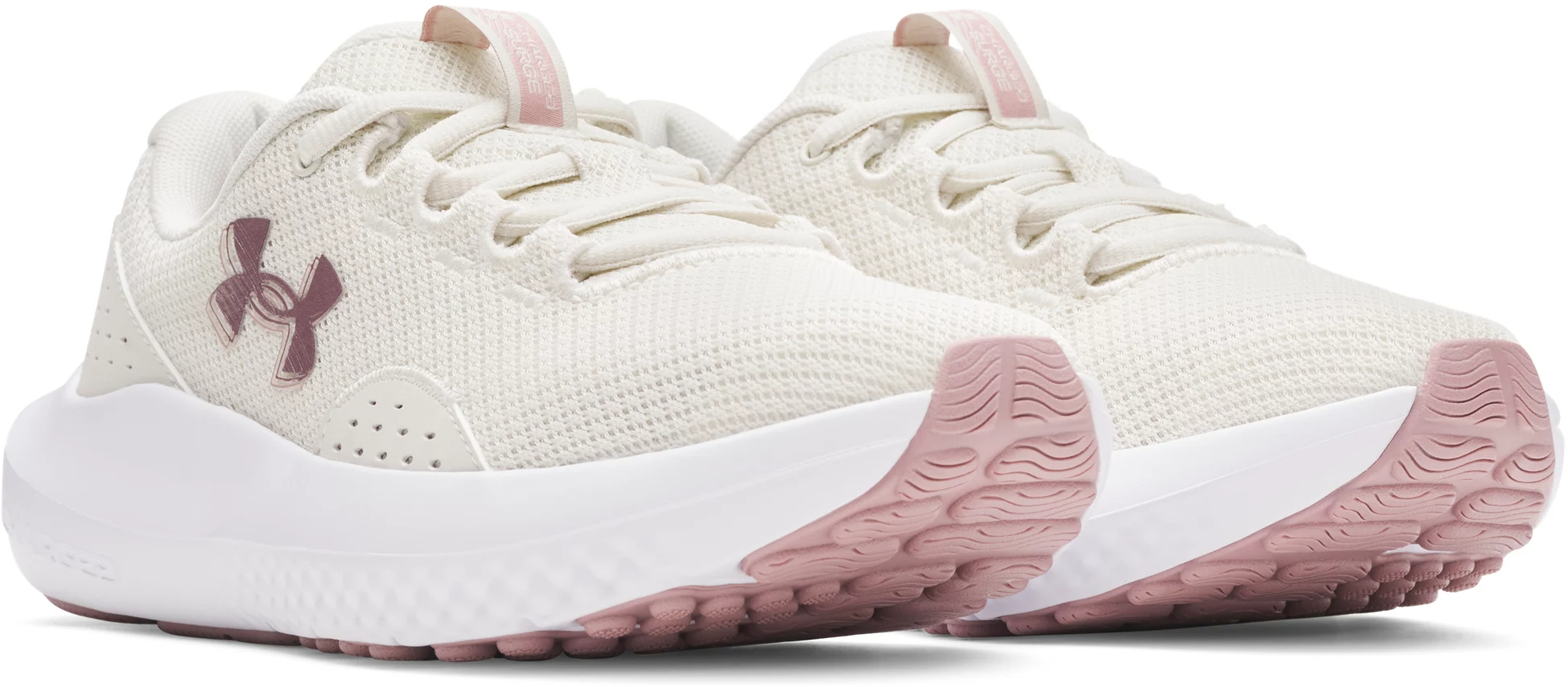 Кроссовки для бега Under Armour Surge Run 4 3027007-110 40 (8.5 US) бежевые фото 4