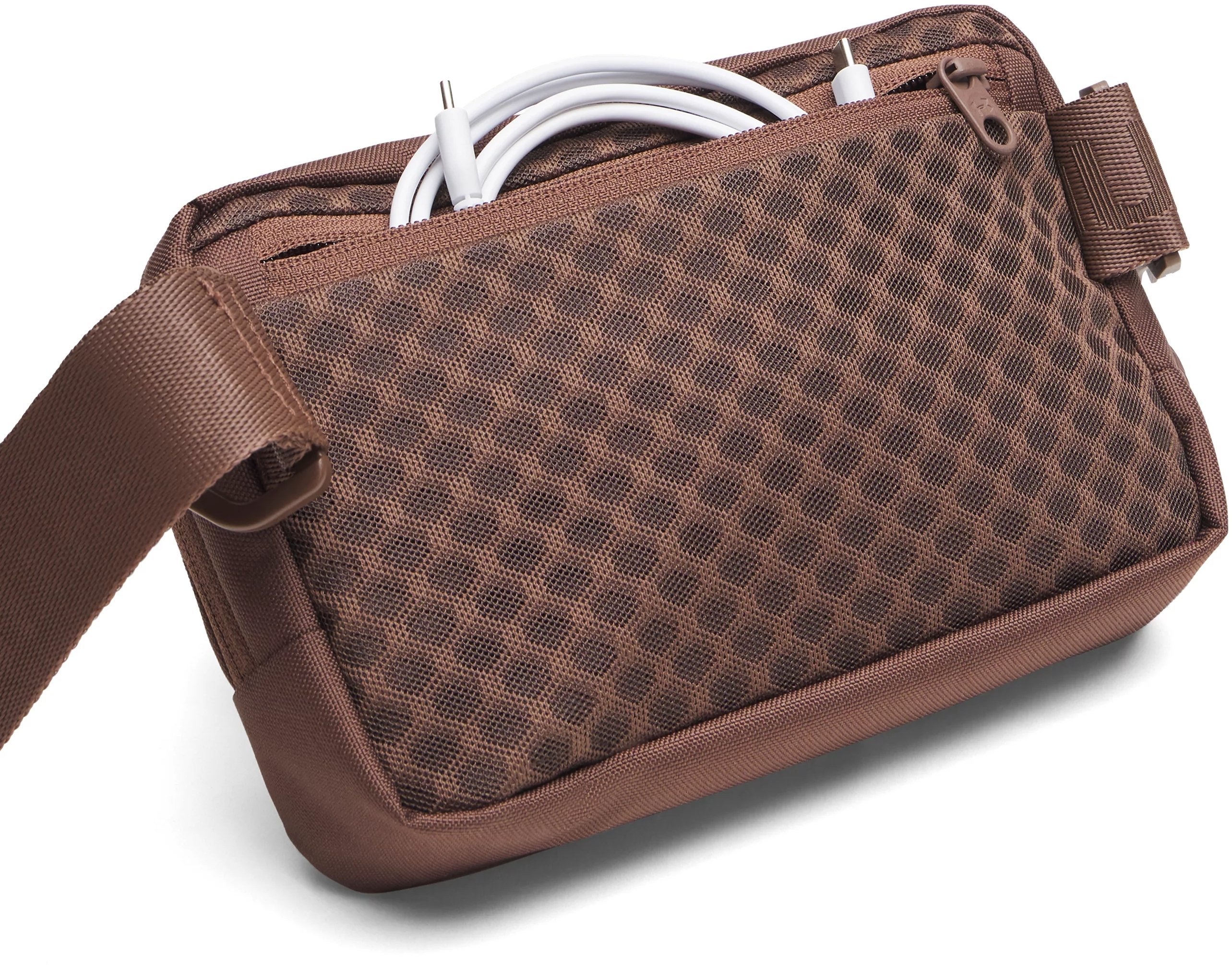 Сумка на пояс Under Armour Essential 1378418-230 (OSFM US) коричневая фото 4