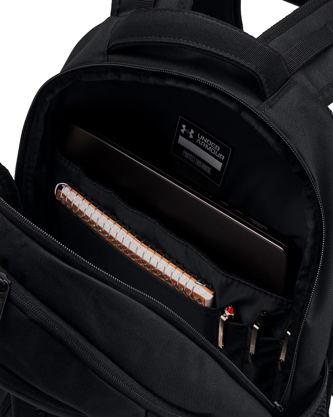 Рюкзак Under Armour Hustle 6.0 1384672-003 (OSFM US) чорнийфото4