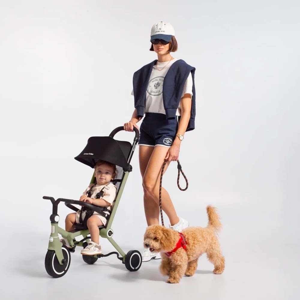 Коляска-велосипед smarTrike Wonder Olive (5800500) фото 