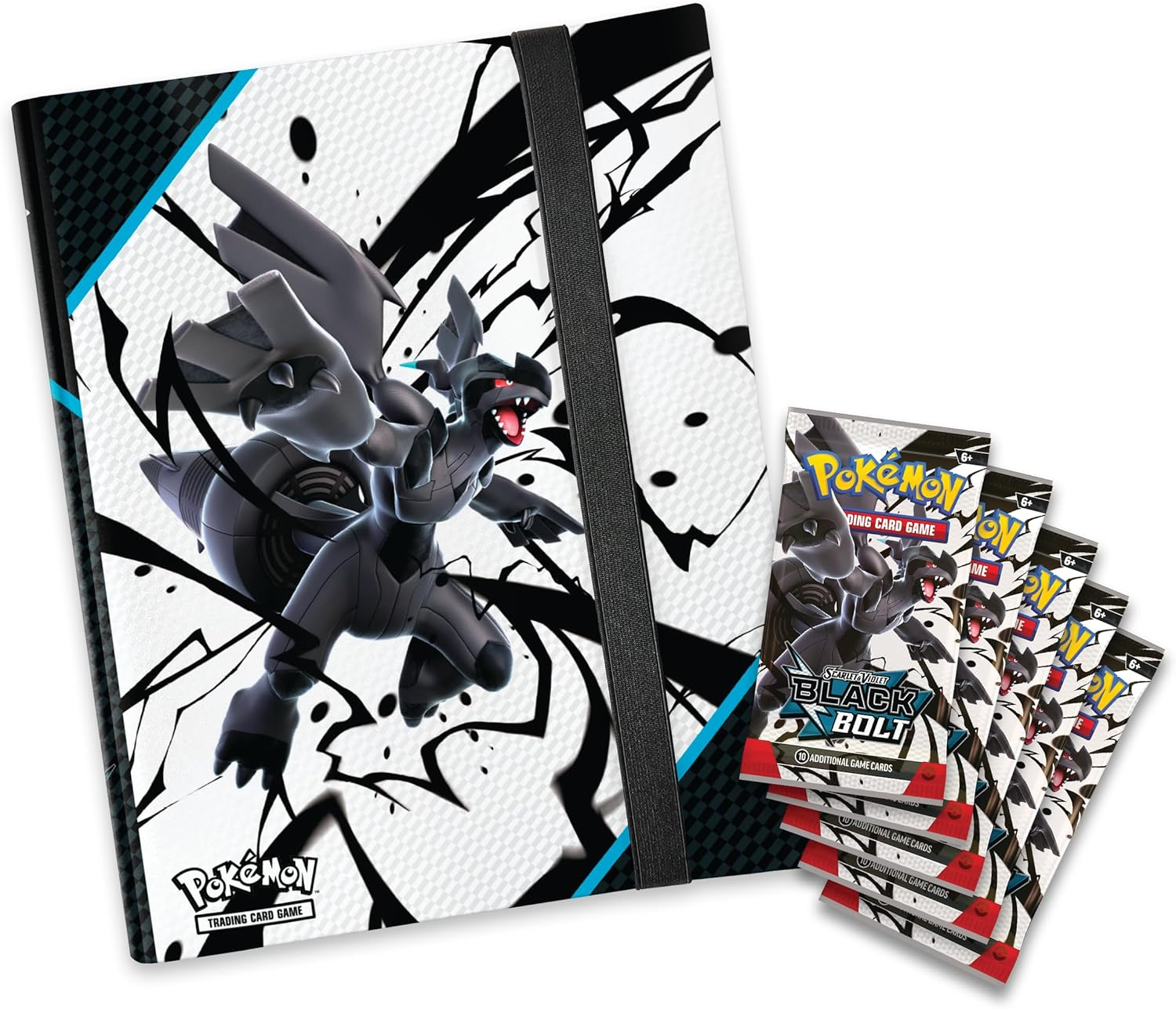 Коллекционная карточная игра Pokemon: Black Bolt - Binder Collection SV10.5 фото 3