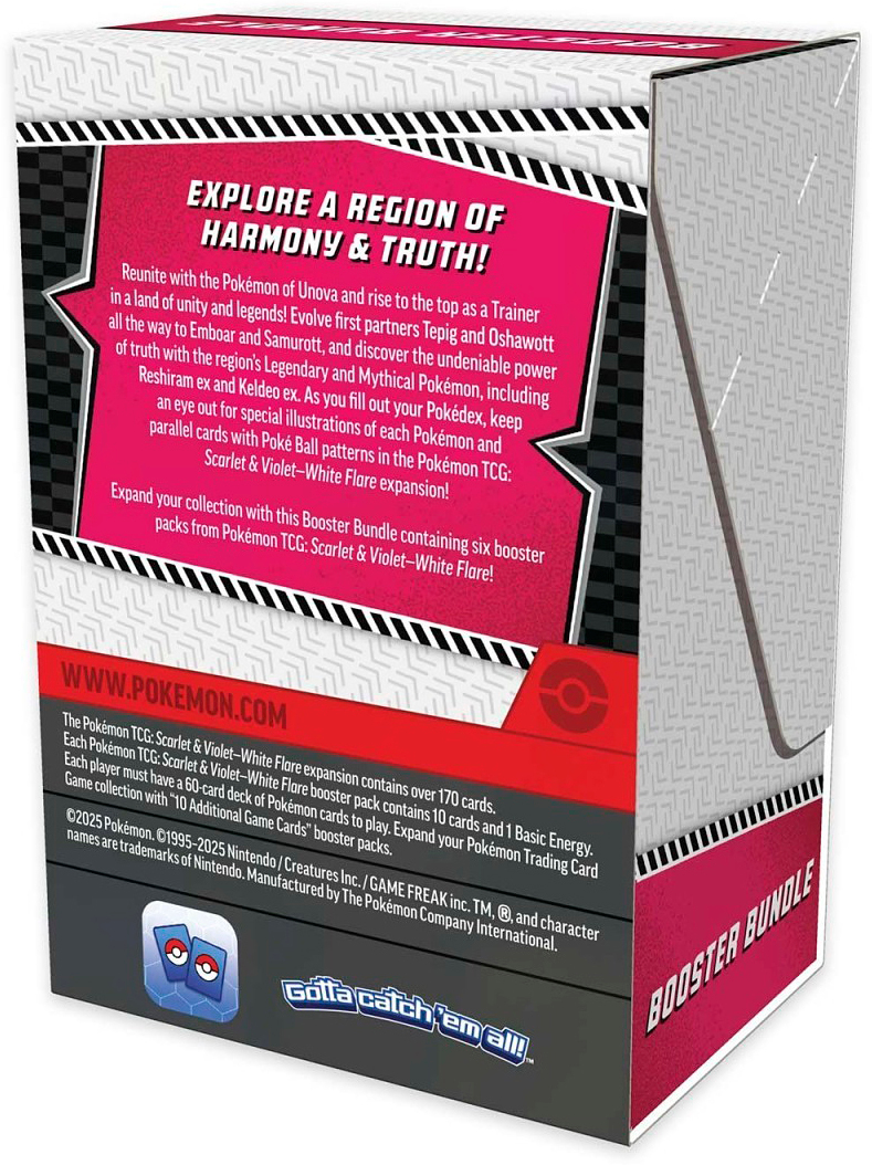 Коллекционная карточная игра Pokemon: White Flare Booster Bundle SV10.5 фото 2