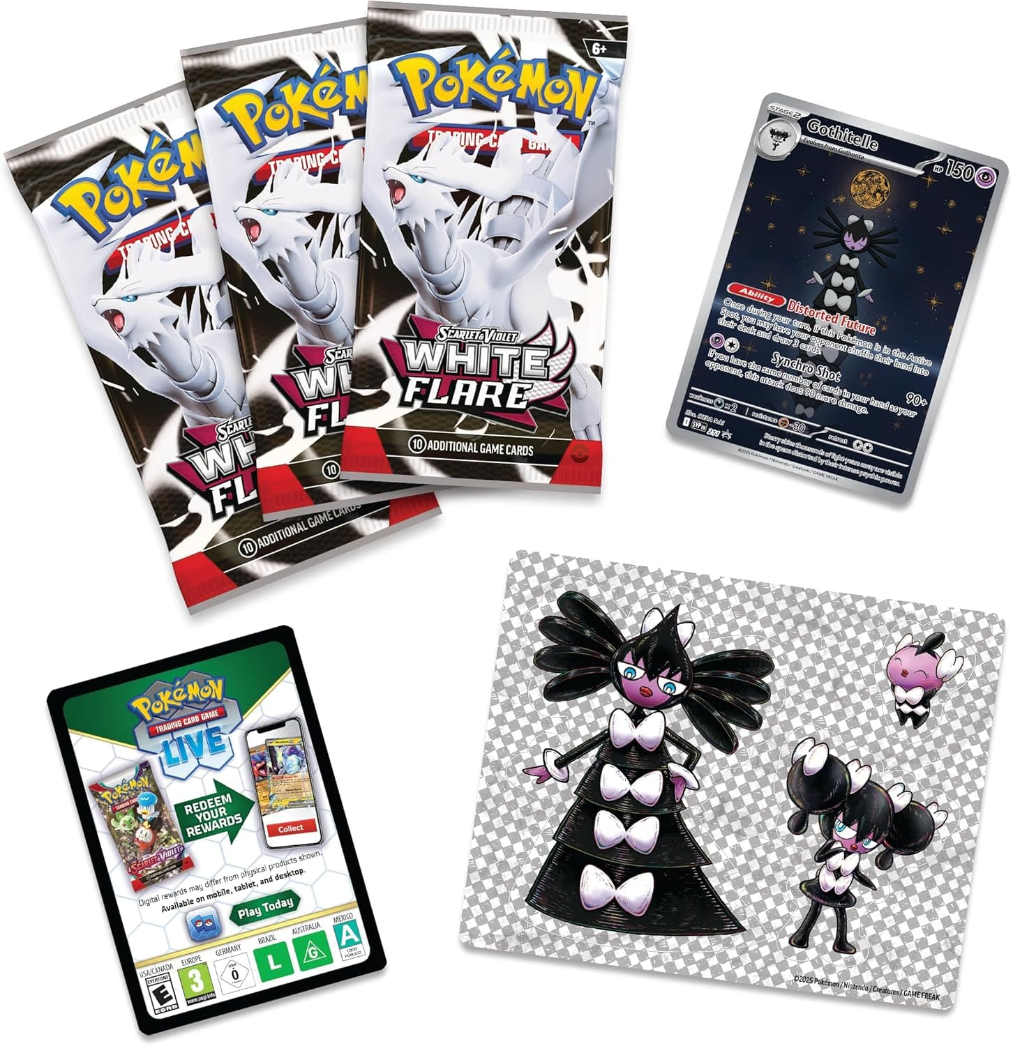 Коллекционная карточная игра Pokemon: White Flare - Tech Sticker Collection SV10.5 фото 3