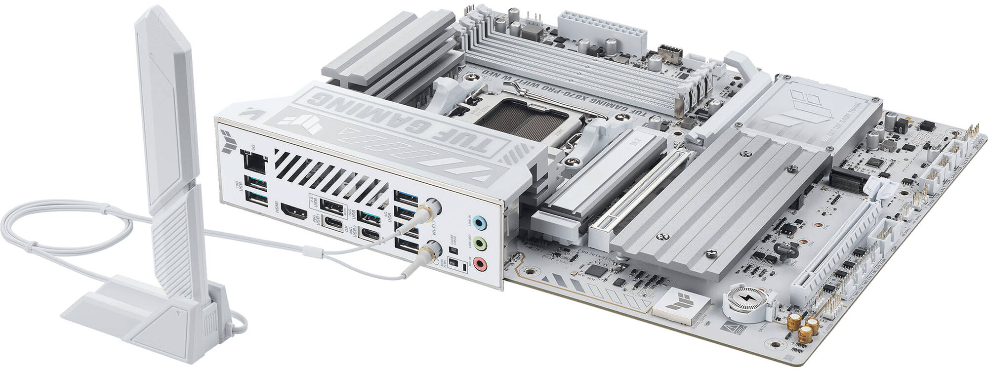 Материнcкая плата ASUS TUF GAMING X870-PRO WIFI7 W NEO White (90MB1NY0-M0EAY0) фото 