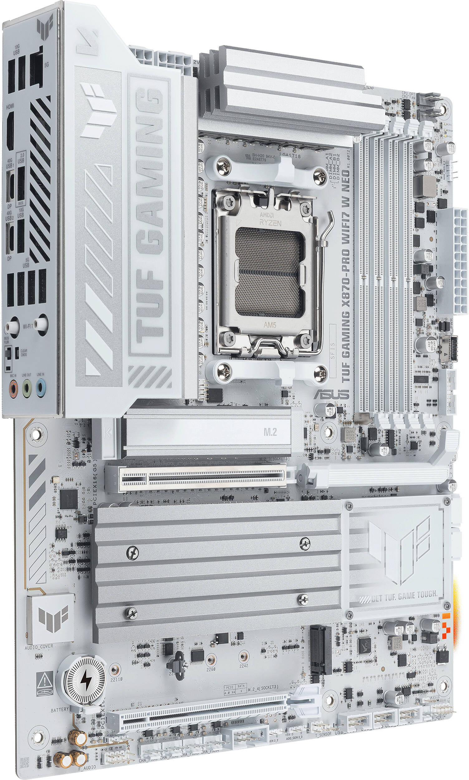 Материнcкая плата ASUS TUF GAMING X870-PRO WIFI7 W NEO White (90MB1NY0-M0EAY0) фото 