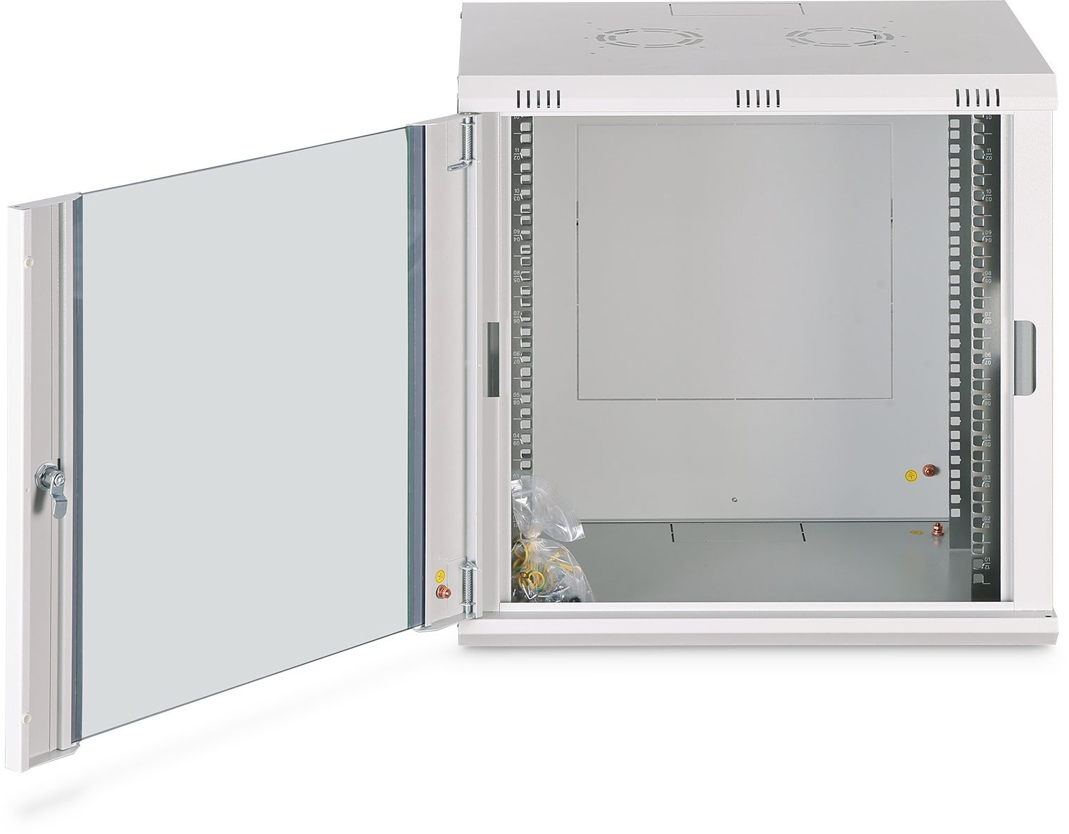 Шафа DIGITUS 19", 12U, Wall Mounting Dynamic Basic 600x450 мм 60кг (DN-1912-U-EC)фото