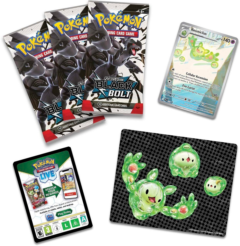 Колекційна карткова гра Pokemon: Black Bolt - Tech Sticker Collection SV10.5фото3