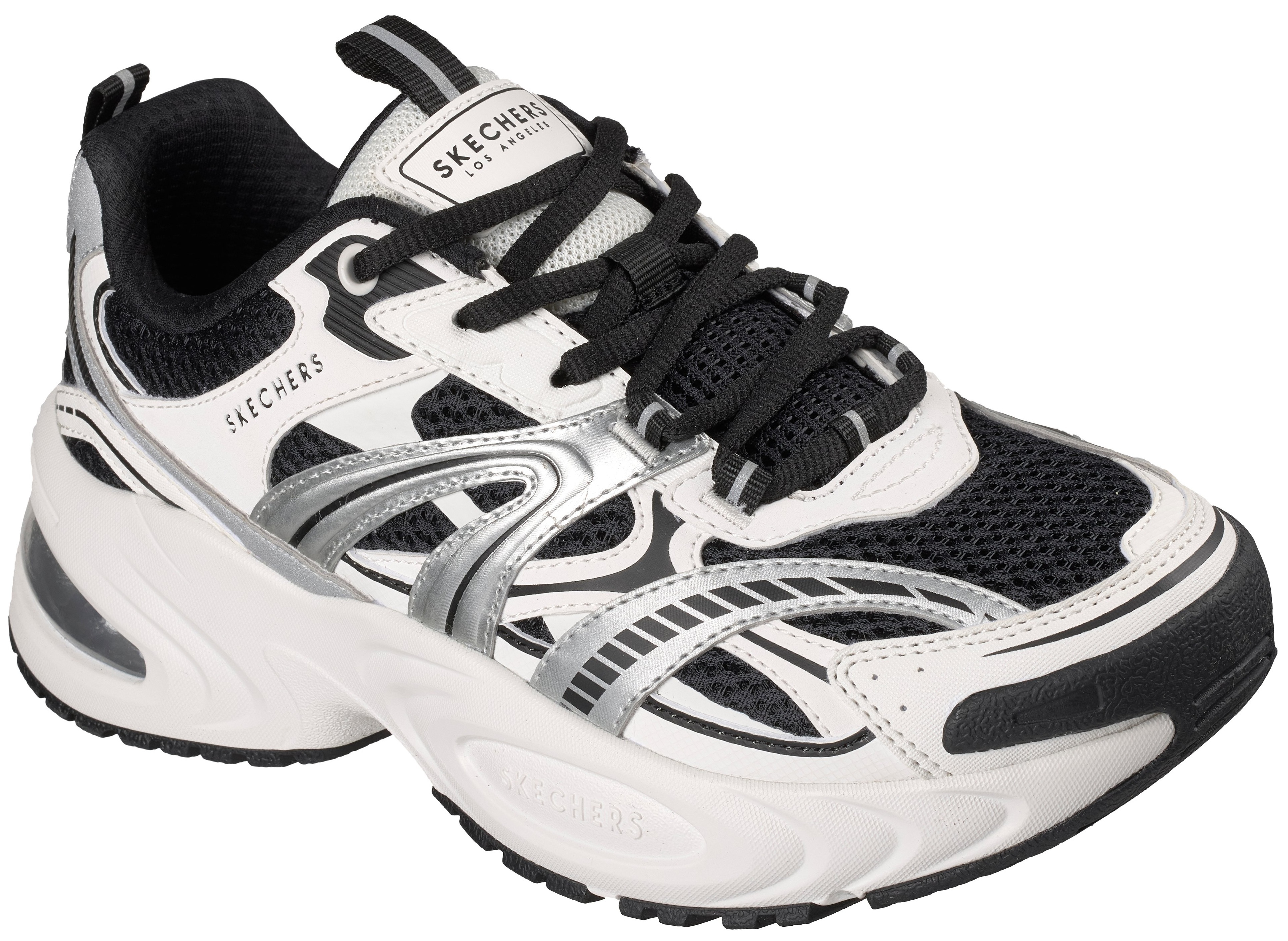 Кроссовки женские Skechers Uno Ryze 177606 WBK 40 (10 US) белые/черные фото 3