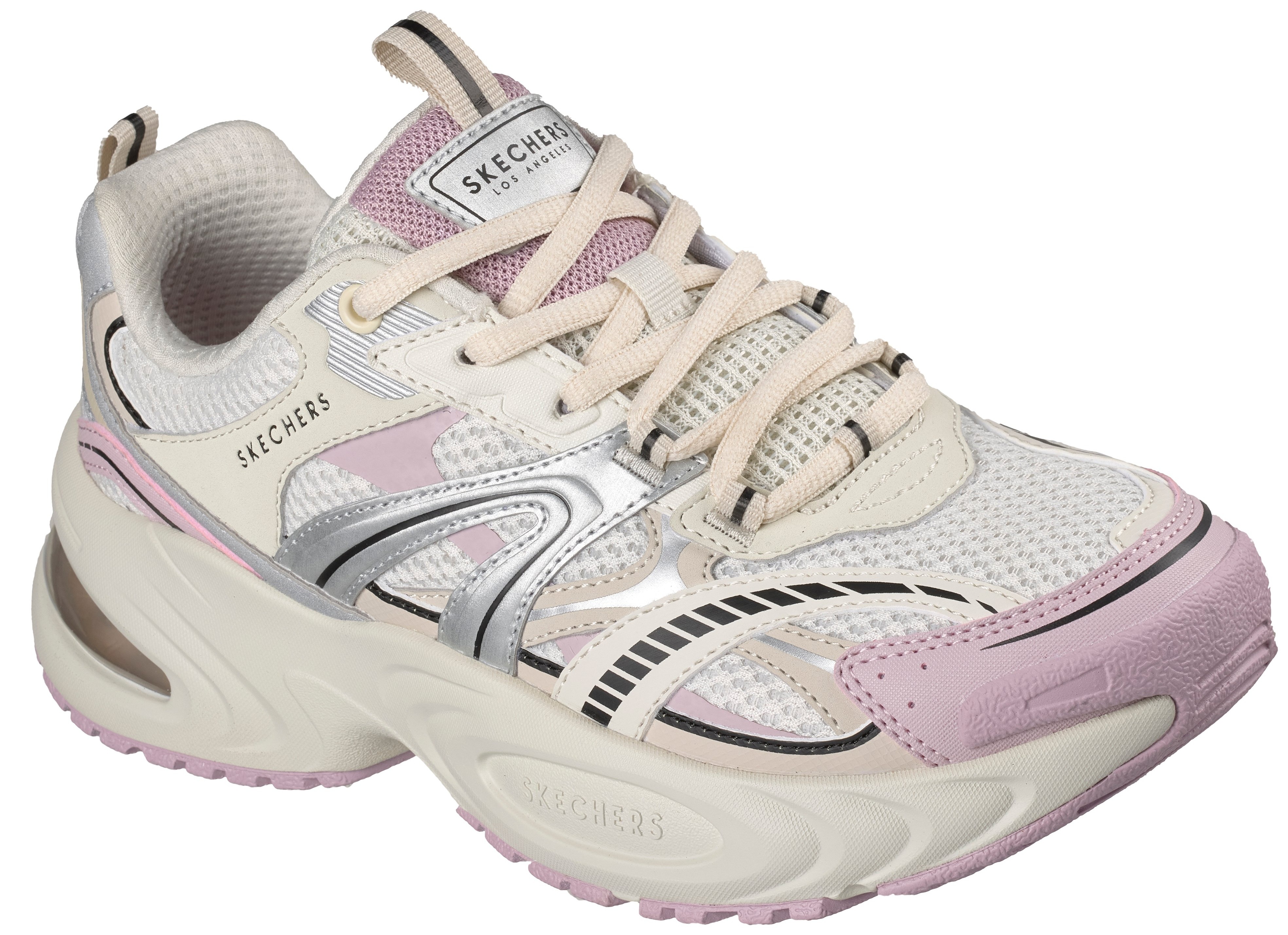 Кросівки жіночі Skechers Uno Ryze 177606 NTPK 41 (11 US) білі/рожевіфото3