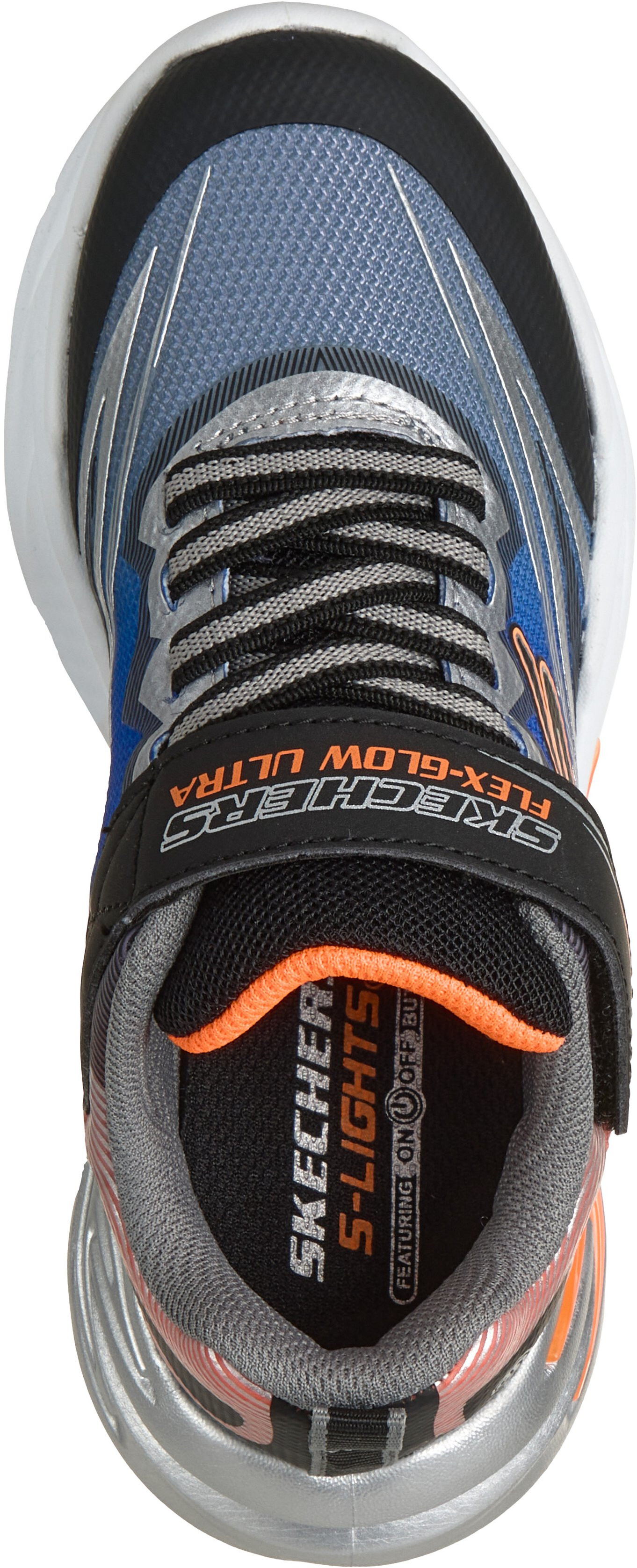 Кросівки для хлопчиків Skechers S Lights: Flex-Glow Ultra400139L BKSL 33.5 (2 US) різнокольоровіфото5