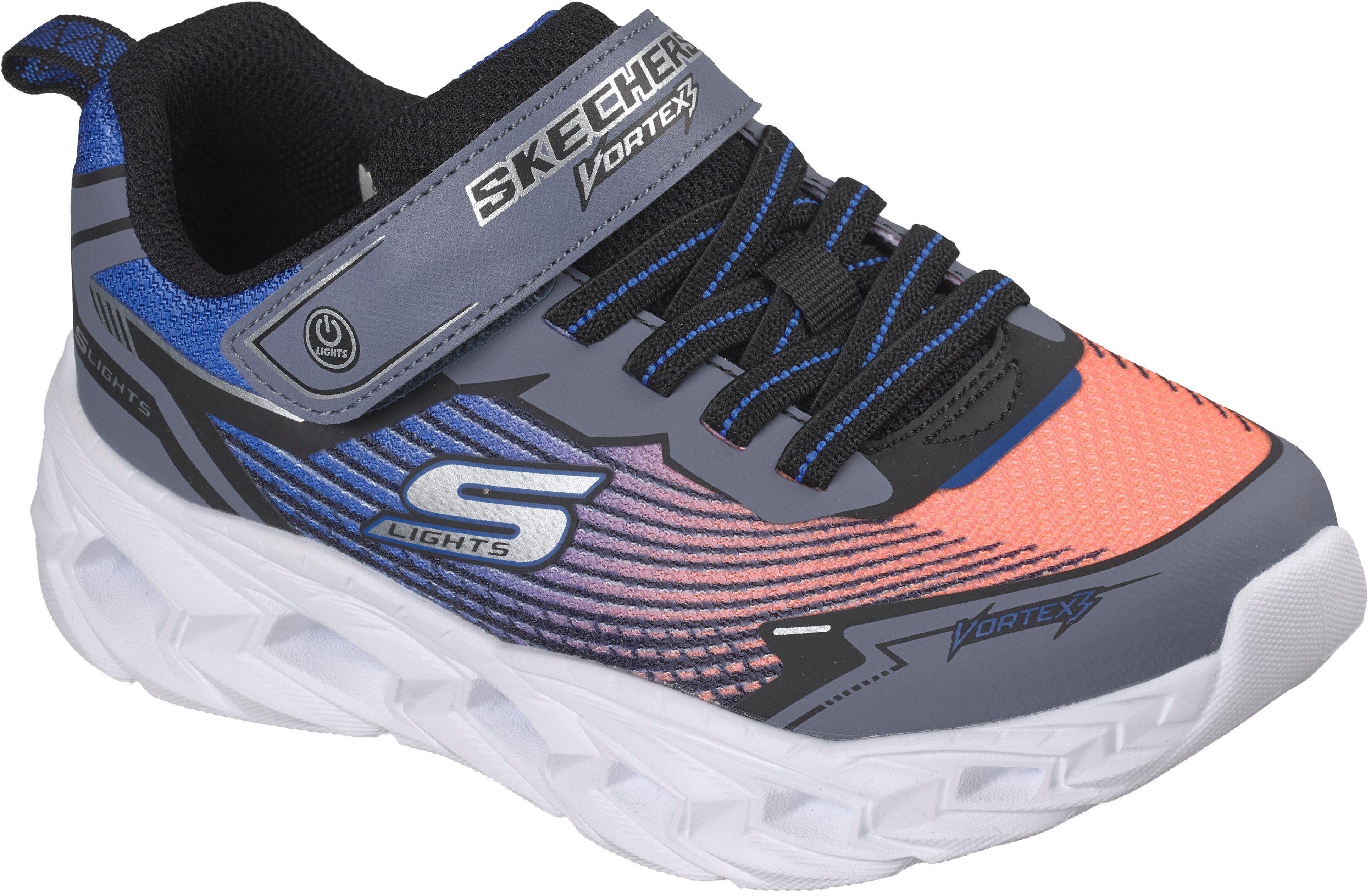 Кроссовки для мальчиков Skechers S-Lights: Vortex 3.0 400590L BBOR 27,5 (11 US) сине-черные фото 4