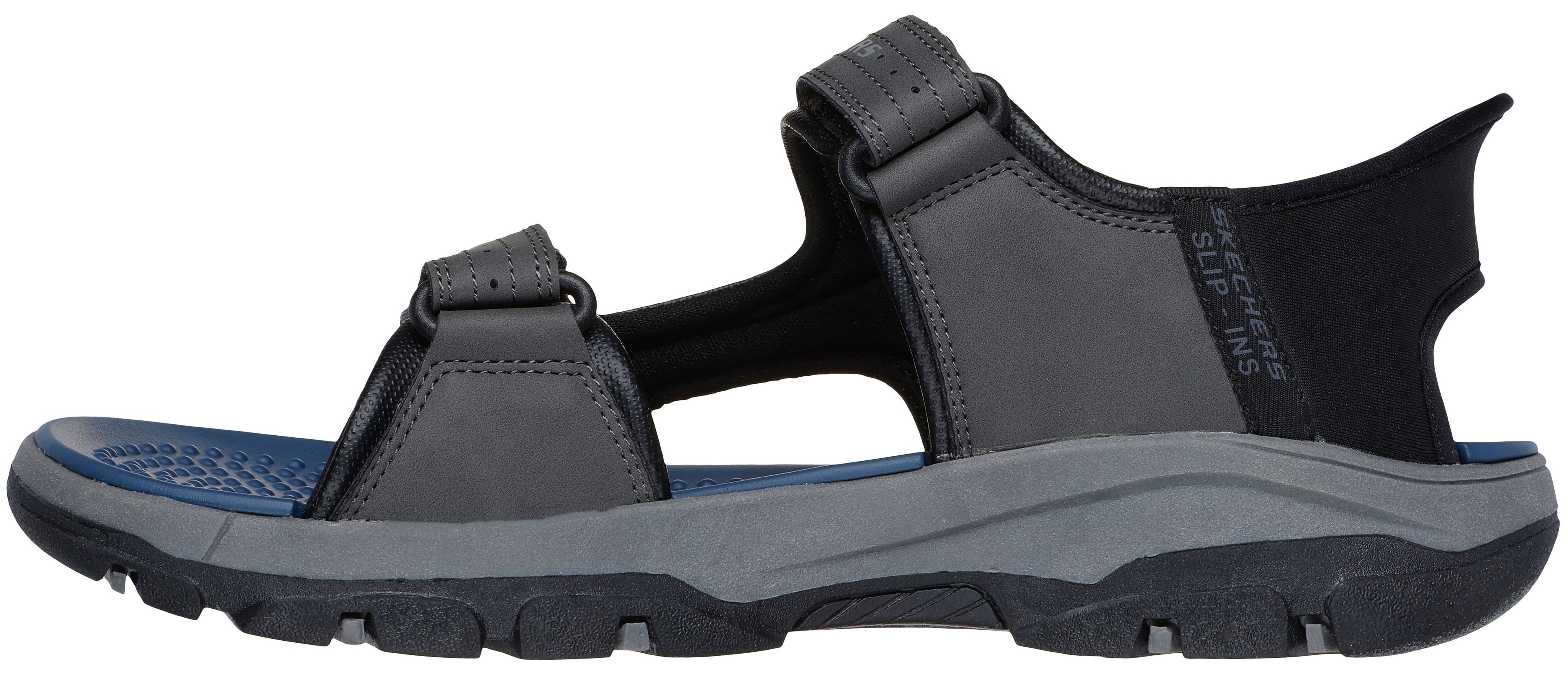 Сандалии мужские Skechers Slip-ins Relaxed Fit: Tresmen - Reece 205289 CHAR 46 (12 US) серые фото 3