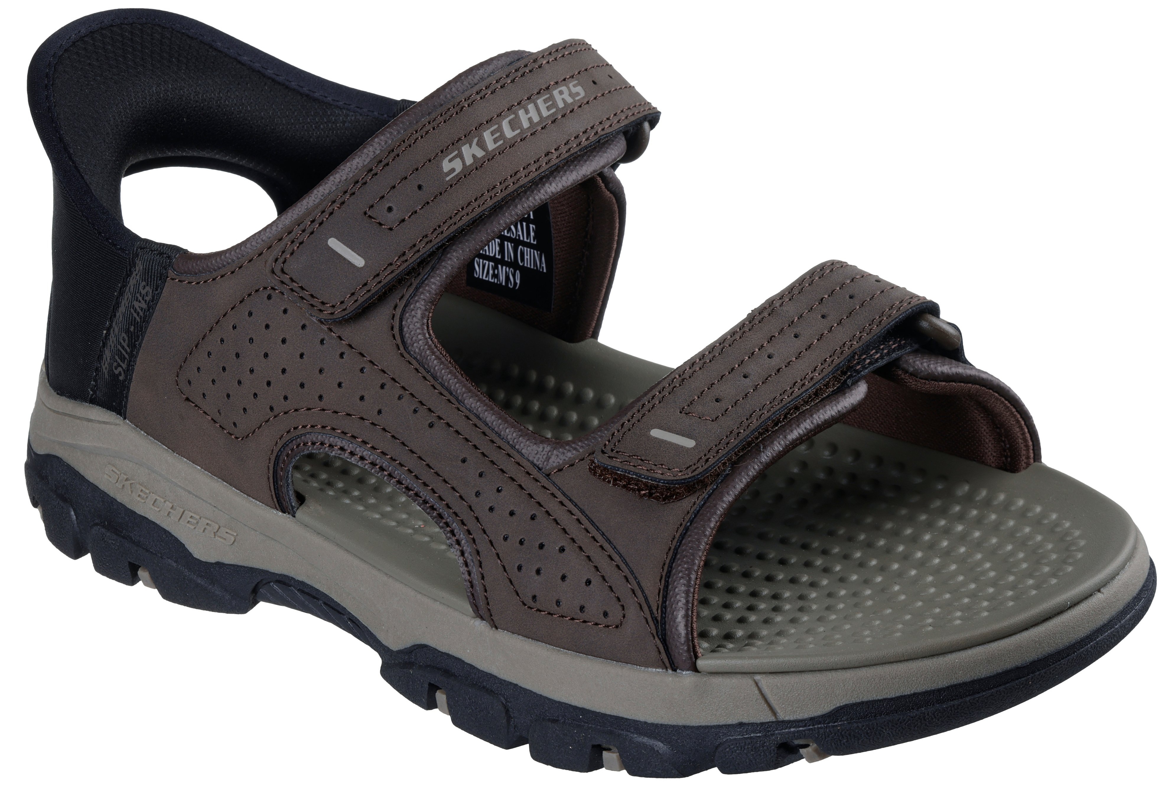 Сандалії чоловічі Skechers Slip-ins Relaxed Fit: Tresmen - Reece 205289 CHOC 39.5 (7 US) коричневіфото