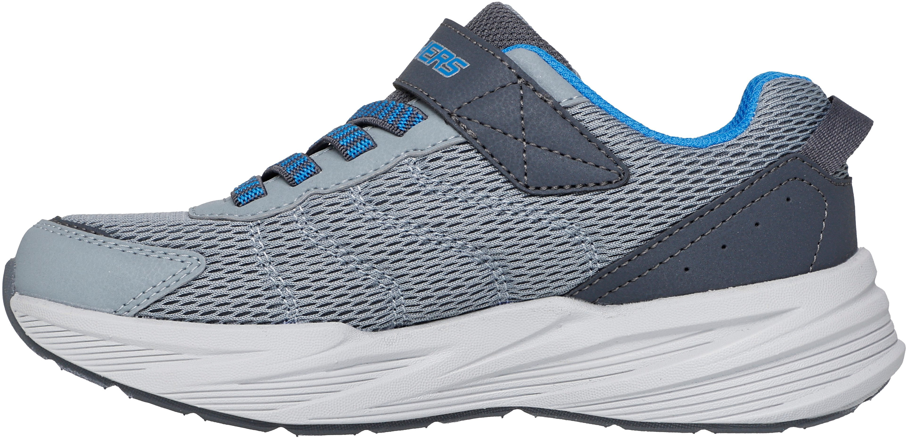 Кроссовки для мальчиков Skechers Microspec 404115L GYBL 33 (1.5 US) серо-синие фото 2