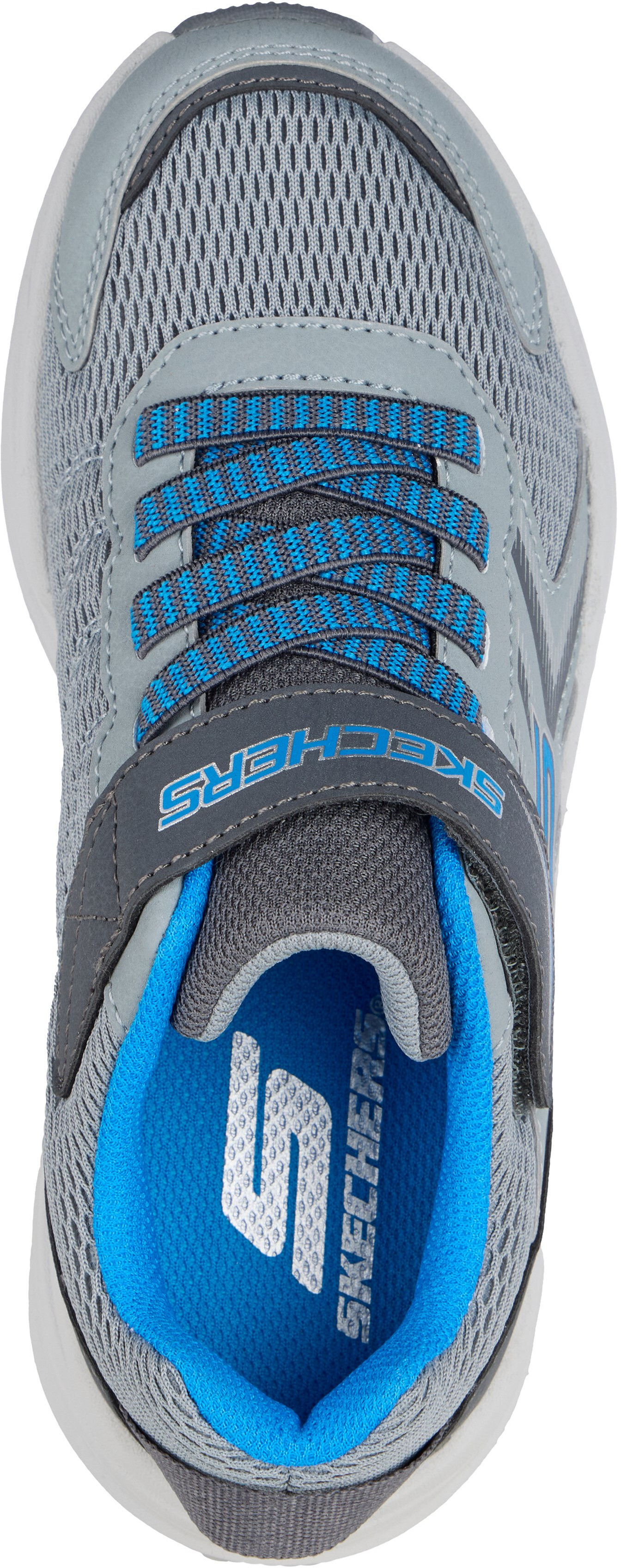 Кроссовки для мальчиков Skechers Microspec 404115L GYBL 33.5 (2 US) серо-синие фото 4