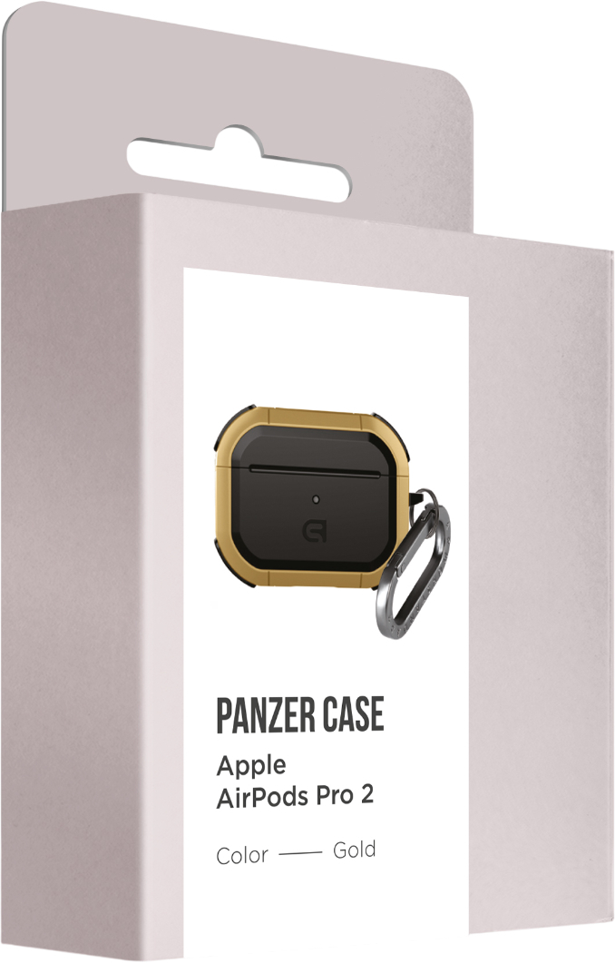 Чехол ArmorStandart Panzer для Apple Airpods Pro 2 Gold (ARM82752) фото 2