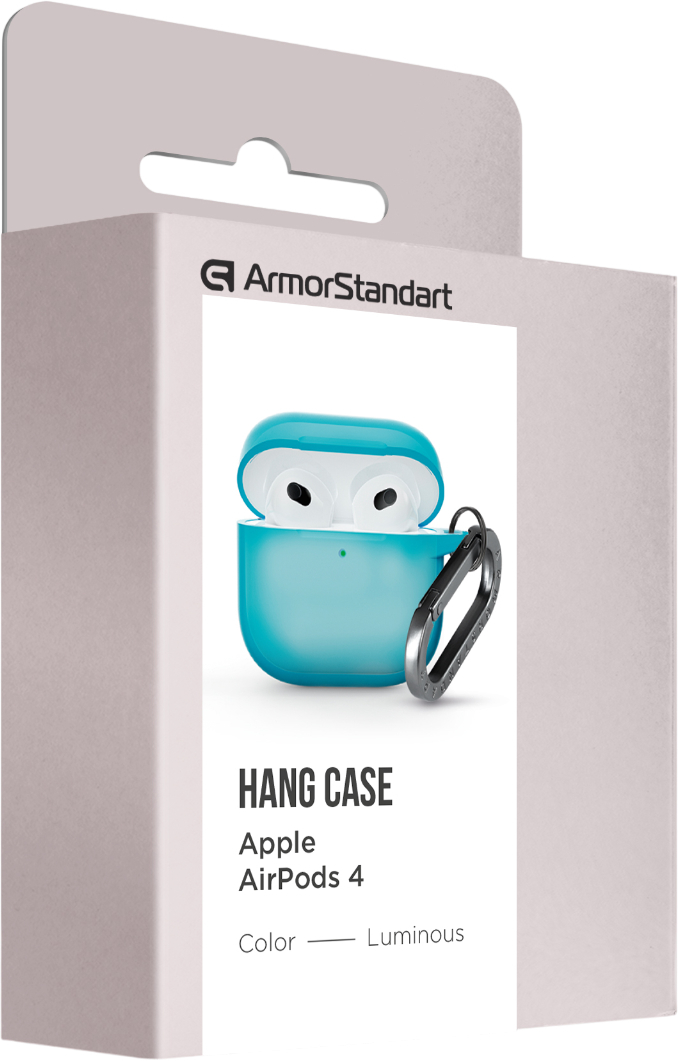 Чехол ArmorStandart Hang Case для Apple AirPods 4 Luminous (ARM81285) фото 2