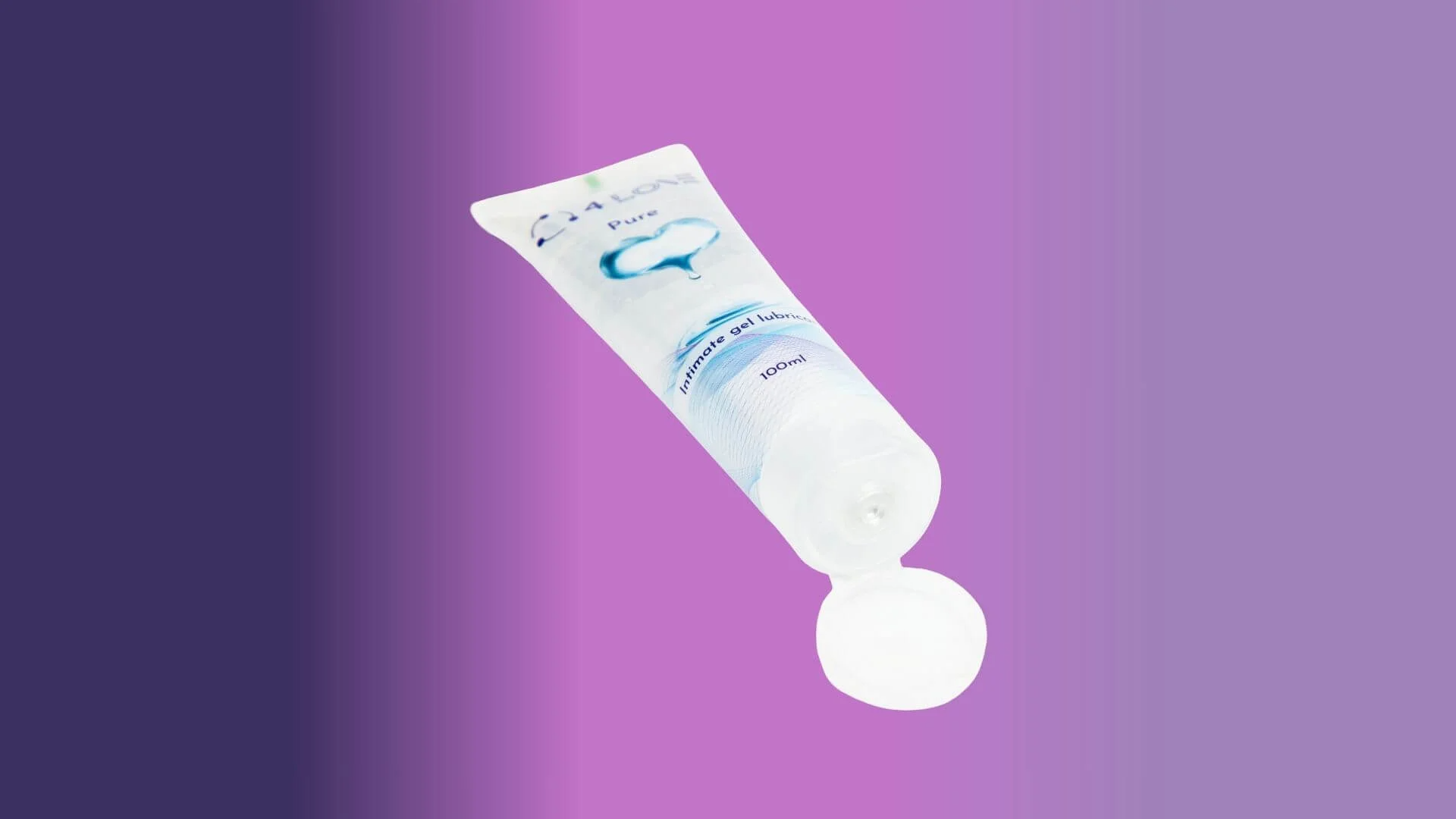 Інтимний гель-змазка 4Love Pure лубрикант на водній основі Класичний 100 млфото