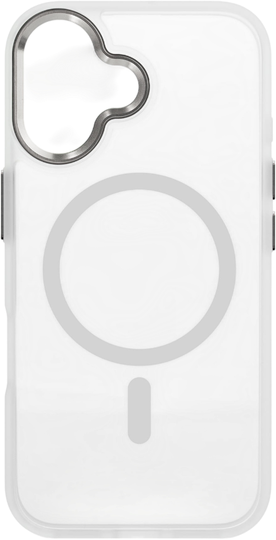 Чехол ArmorStandart Unit MagCase для Apple iPhone 17 Matte Clear Silver (ARM88998) фото 2