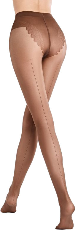 Колготки Giulia 230 Chic 20 Den Bikini 4p темно-коричневые фото2
