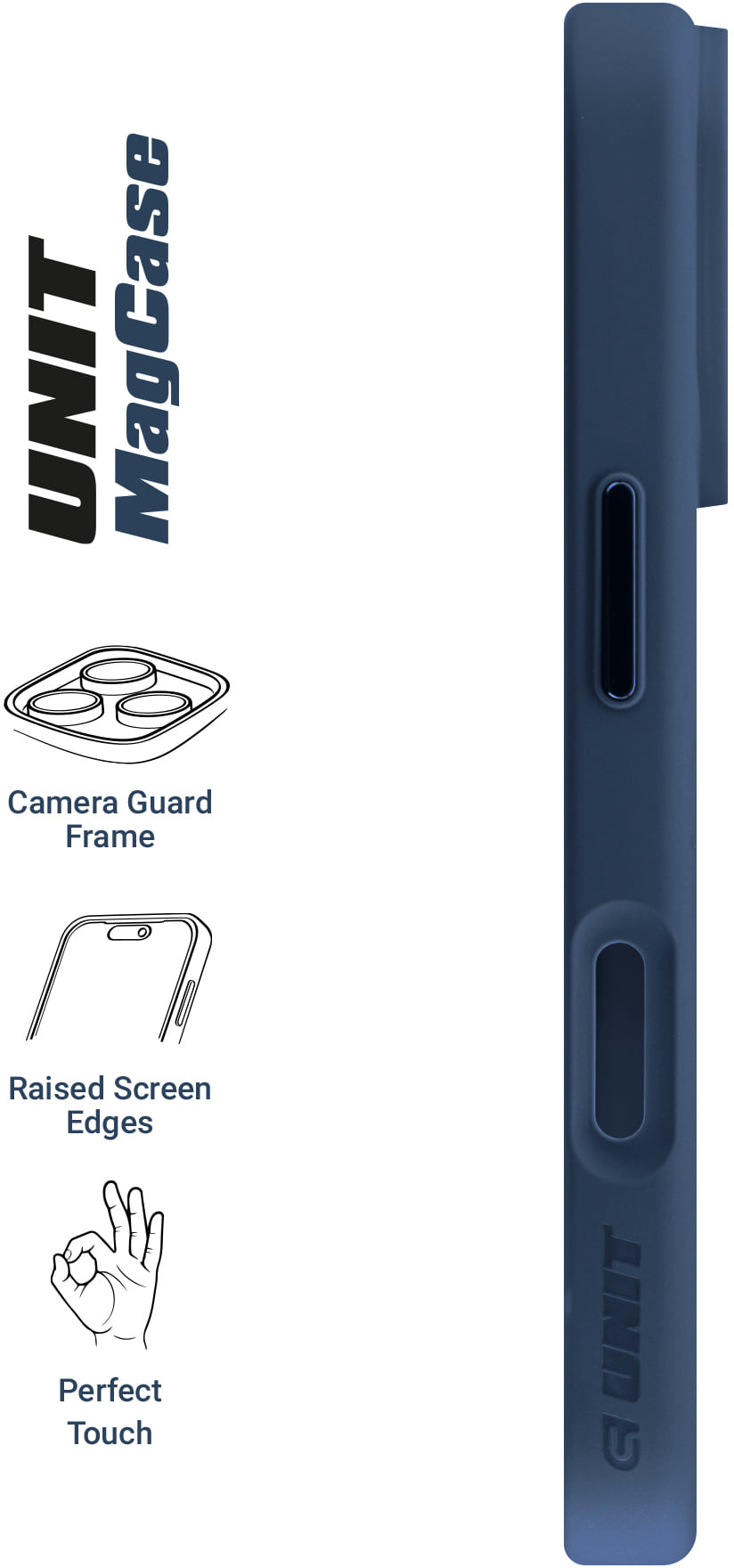 Чехол ArmorStandart Unit-C MagCase для Apple iPhone 17 Pro Dark Blue (ARM86290) фото 3