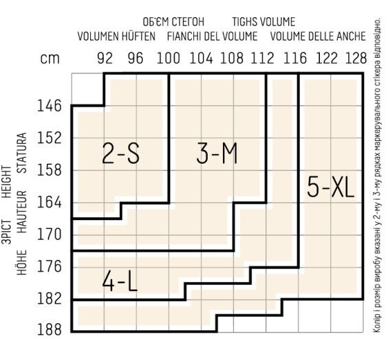 Колготки с моделирующим эффектом Giulia 326 Slim 20 Den 3p светло-коричневые фото 