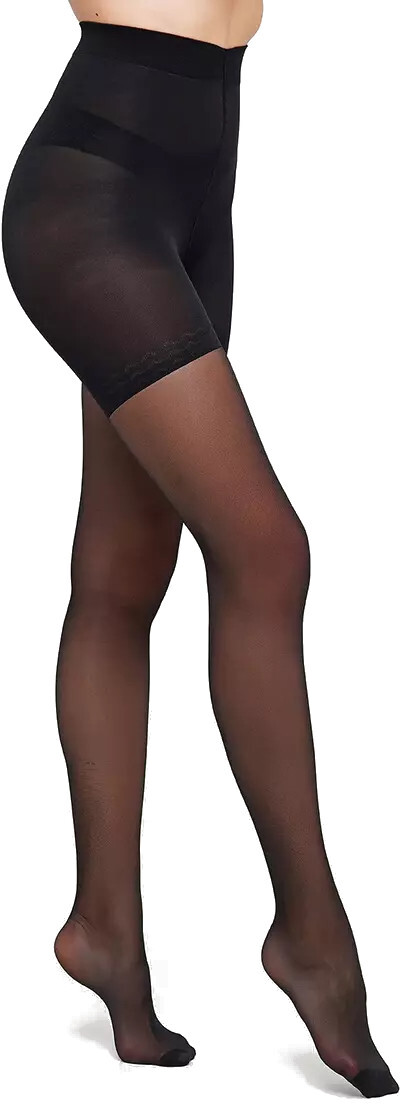 Колготки з моделюючим ефектом Giulia 326 Slim 20 Den 2p чорніфото2