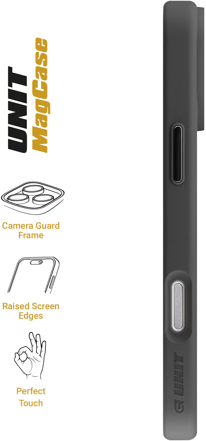 Чехол ArmorStandart Unit-C MagCase для Apple iPhone 17 Pro Max Black (ARM87913) фото 3