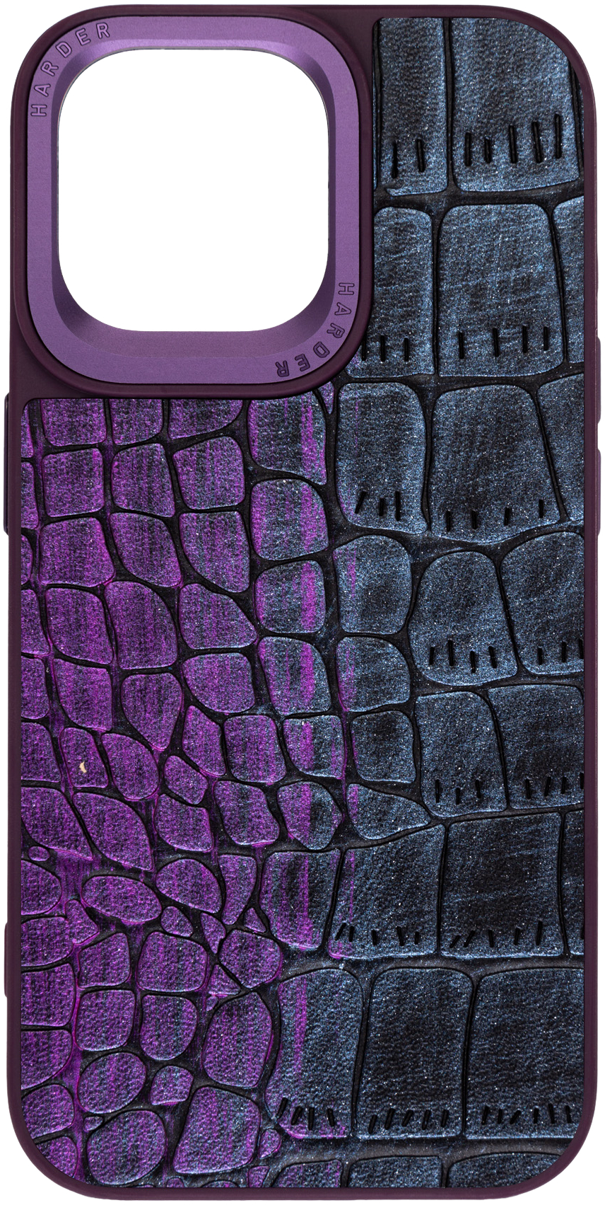 Чехол Harder Glamorous Croco для Apple iPhone 15 Pro Max Dark Purple (ARM76767) фото 2