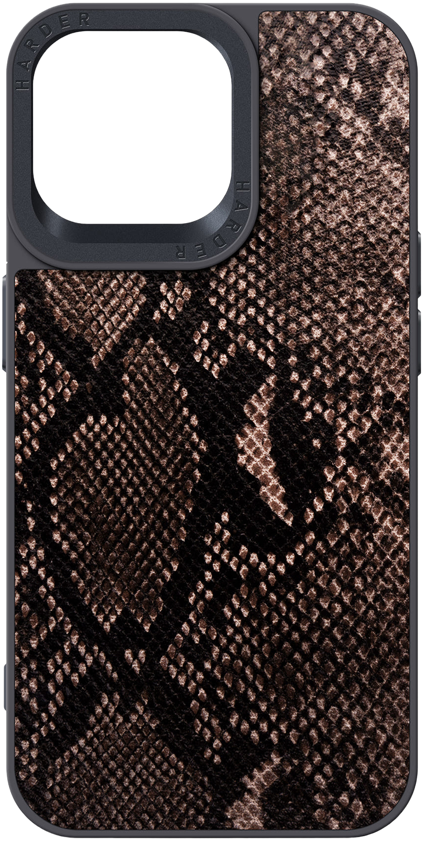 Чехол Harder Genuine Snake для Apple iPhone 15 Pro Max Black (ARM76786) фото 2