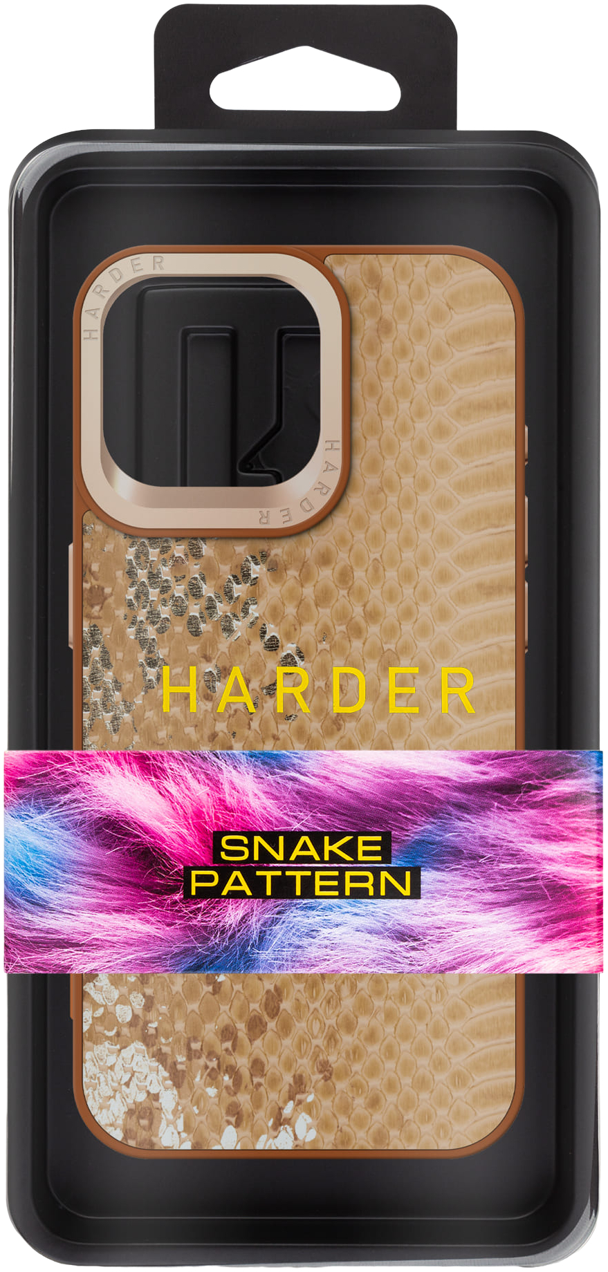 Чехол Harder Snake Pattern для Apple iPhone 15 Pro Max Beige (ARM76800) фото 