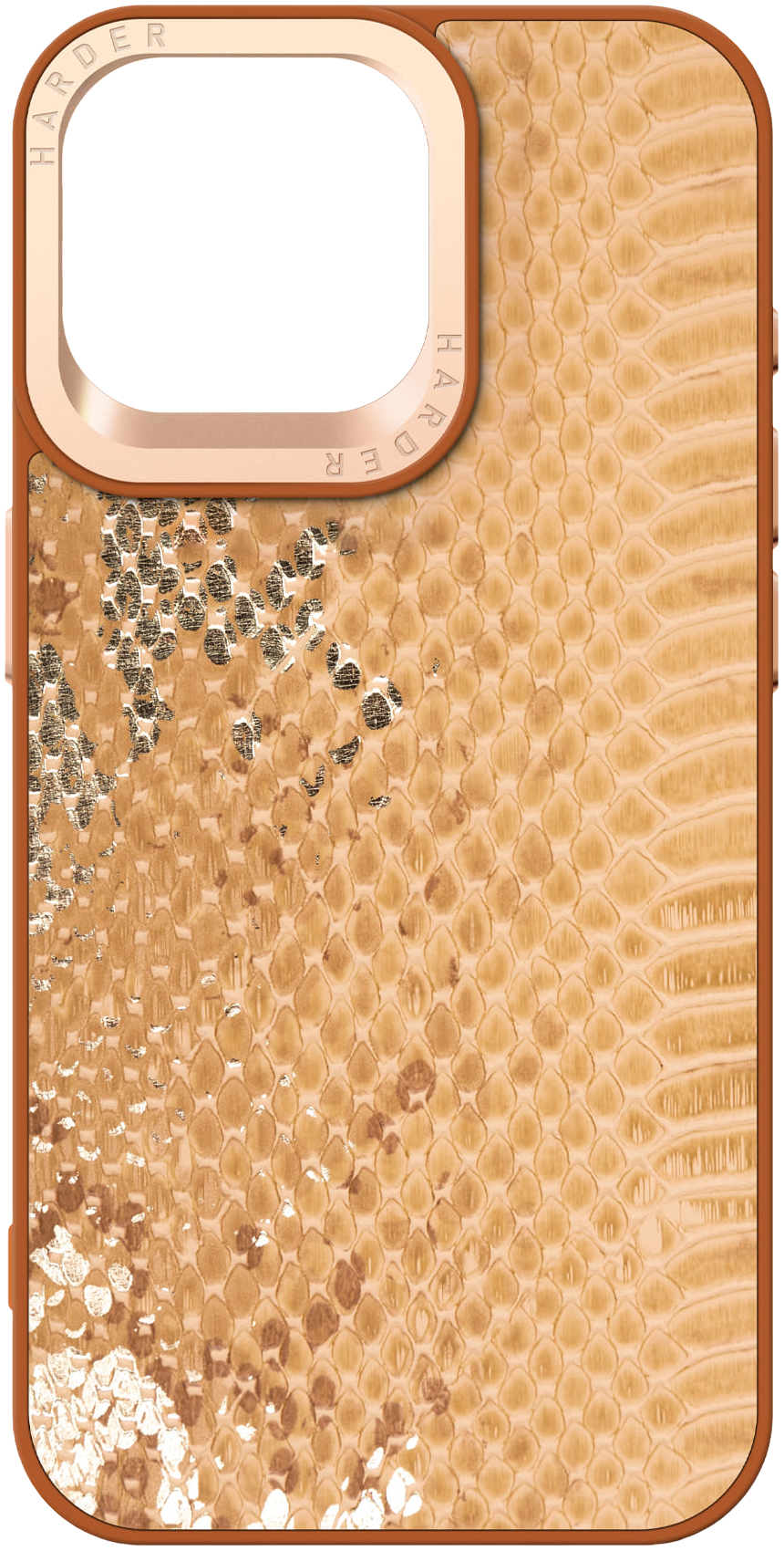 Чехол Harder Snake Pattern для Apple iPhone 15 Pro Max Beige (ARM76800) фото 